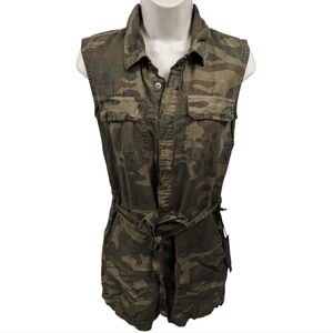 BlankNYC NWT Camo Playsuit in 5 Star Camo Sz XS